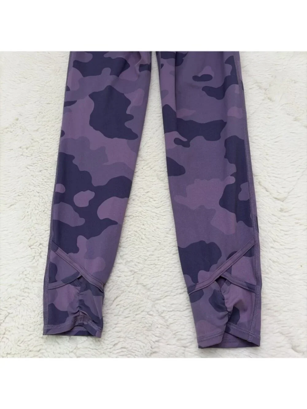 All In Motion Girls Purple Camp Leggings XL 14/16 Athletic